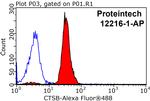 Cathepsin B Antibody in Flow Cytometry (Flow)