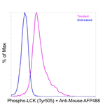 Phospho-LCK (Tyr505) Antibody in Flow Cytometry (Flow)