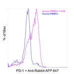Rabbit IgG Fc, Cross-Adsorbed Secondary Antibody in Flow Cytometry (Flow)