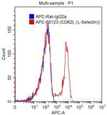 CD62L (L-Selectin) Antibody in Flow Cytometry (Flow)