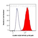 NFKB1, p105, p50 Antibody in Flow Cytometry (Flow)