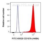 CD107b/LAMP2 Antibody in Flow Cytometry (Flow)