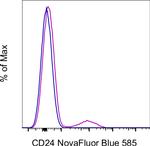 CD24 Monoclonal Antibody (eBioSN3 (SN3 A5-2H10)), NovaFluor™ Blue 585, eBioscience™
