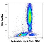 Human Lambda Light Chain Secondary Antibody in Flow Cytometry (Flow)