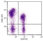 CD8 alpha Antibody in Flow Cytometry (Flow)