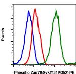 Phospho-ZAP70/Syk (Tyr319, Tyr352) Recombinant Rabbit Monoclonal Antibody (Zap70Y319-A3), PE