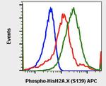 Phospho-Histone H2A.X (Ser139) Antibody in Flow Cytometry (Flow)