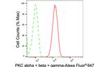 PKC alpha/beta/gamma Antibody in Flow Cytometry (Flow)