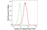 Cyclin E Antibody in Flow Cytometry (Flow)