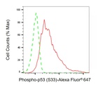 Phospho-p53 (Ser33) Antibody in Flow Cytometry (Flow)