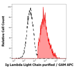 Immunoglobulins Lambda (Light Chain) Monoclonal Antibody (1-155-2)