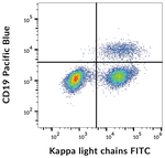 Immunoglobulins Kappa (Light Chain) Antibody in Flow Cytometry (Flow)
