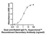 Rabbit IgG Fc Secondary Antibody in ELISA (ELISA)