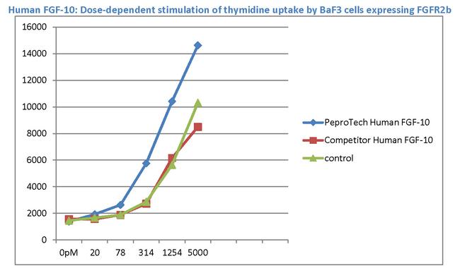 Human FGF-10 Protein in Bioactivity (Bioactivity)