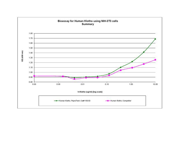 Human Klotho Protein in Bioactivity (Bioactivity)