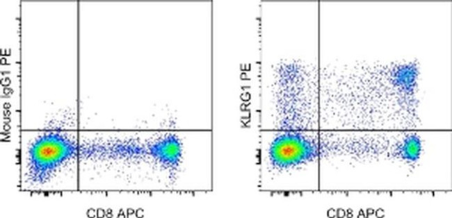 KLRG1 Antibody in Flow Cytometry (Flow)