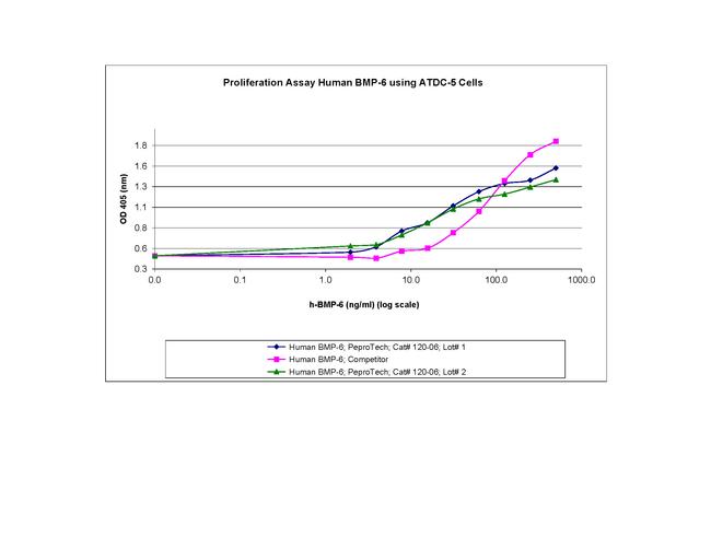 Human BMP-6 Protein in Bioactivity (Bioactivity)
