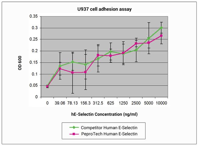 Human E-selectin (CD62E) Protein in Bioactivity (Bioactivity)
