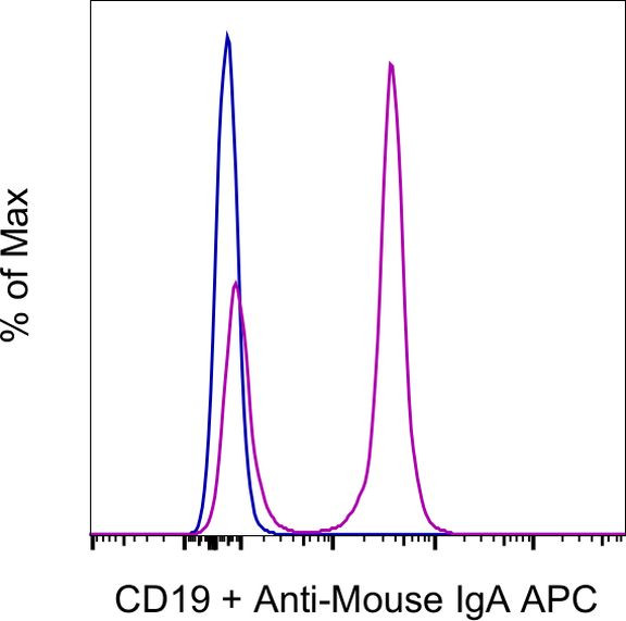 Mouse IgA Antibody in Flow Cytometry (Flow)