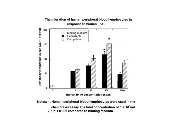 Human CXCL10 (IP-10) Protein in Bioactivity (Bioactivity)