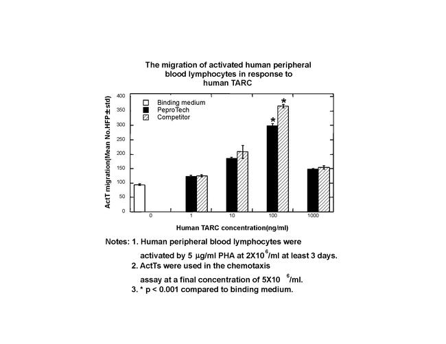 Human CCL17 (TARC) Protein in Bioactivity (Bioactivity)