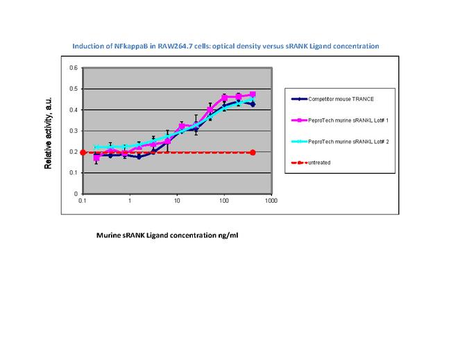 Mouse TRANCE (RANKL) (soluble) Protein in Bioactivity (Bioactivity)