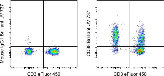 CD38 Antibody in Flow Cytometry (Flow)