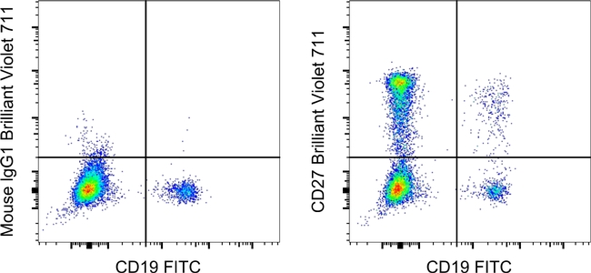 CD27 Antibody in Flow Cytometry (Flow)