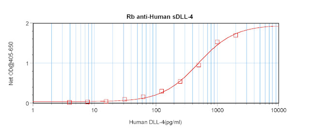 DLL4 (soluble) Antibody in ELISA (ELISA)