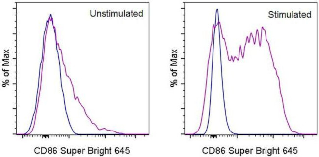 CD86 (B7-2) Antibody in Flow Cytometry (Flow)