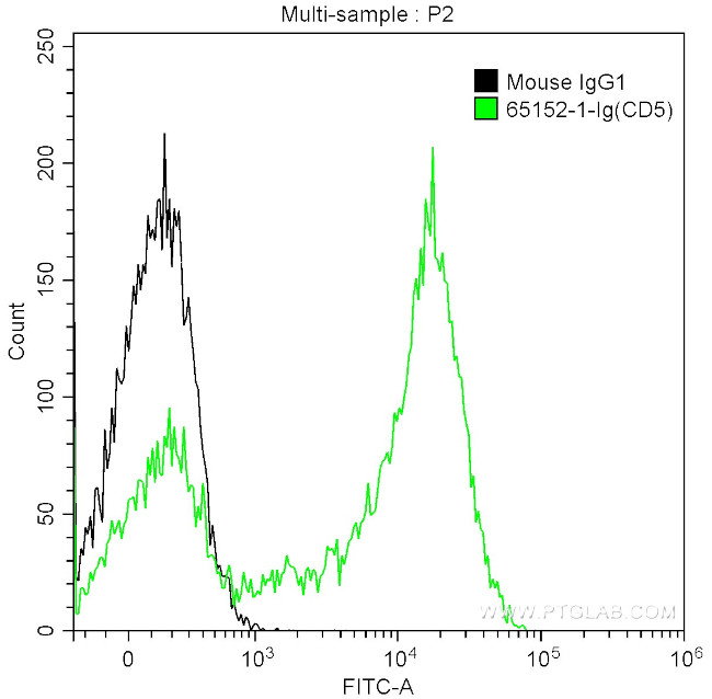 CD5 Antibody in Flow Cytometry (Flow)