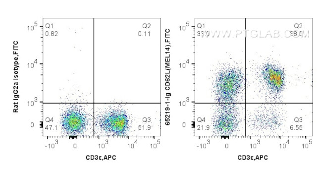 CD62L Antibody in Flow Cytometry (Flow)
