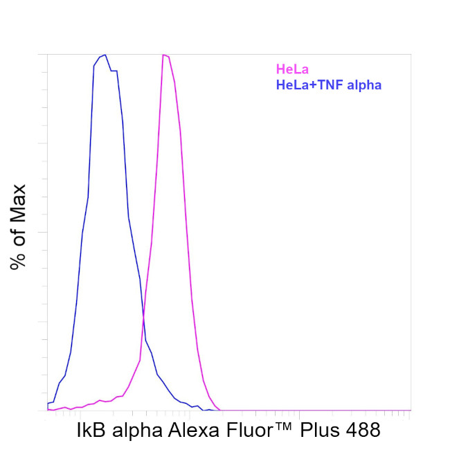 IkB alpha Antibody in Flow Cytometry (Flow)
