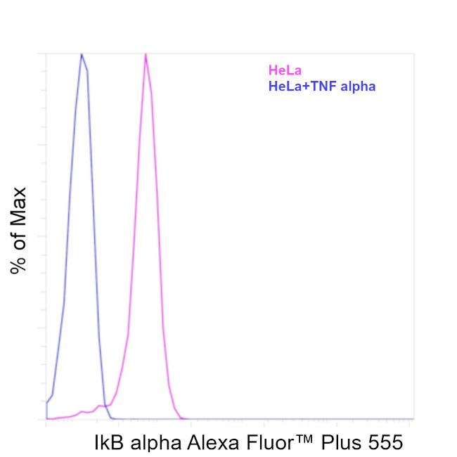 IkB alpha Antibody in Flow Cytometry (Flow)