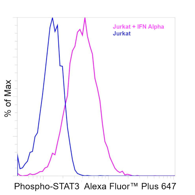 Phospho-STAT3 (Tyr705) Antibody in Flow Cytometry (Flow)