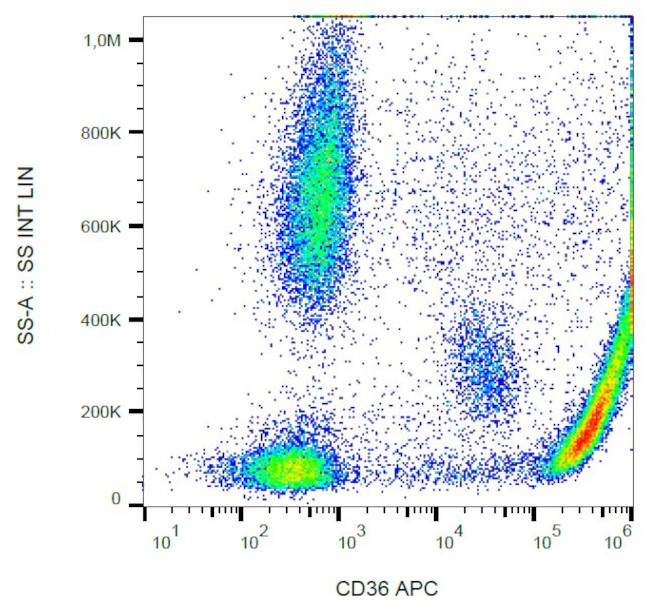 CD36 Antibody in Flow Cytometry (Flow)