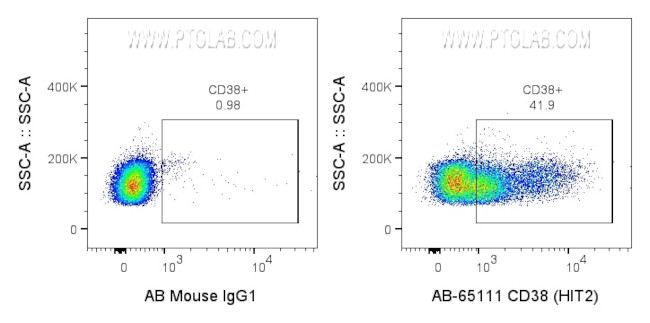 CD38 Antibody in Flow Cytometry (Flow)