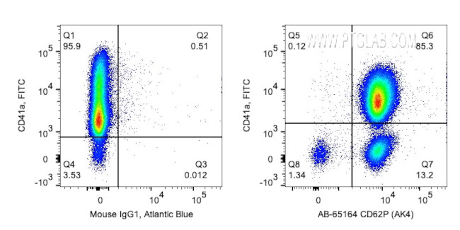 CD62P Antibody in Flow Cytometry (Flow)