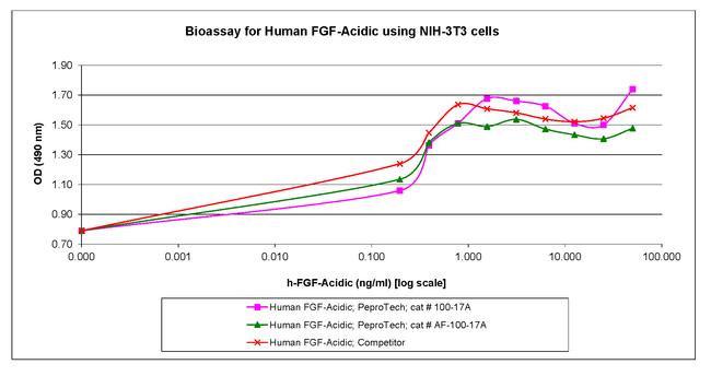 Human FGF-acidic (FGF-1), Animal-Free Protein in Bioactivity (Bioactivity)