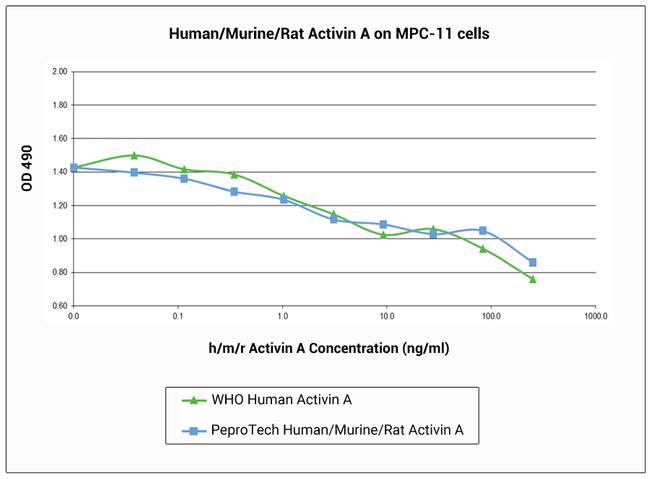 Human/Mouse/Rat Activin A, Animal-Free Protein in Bioactivity (Bioactivity)