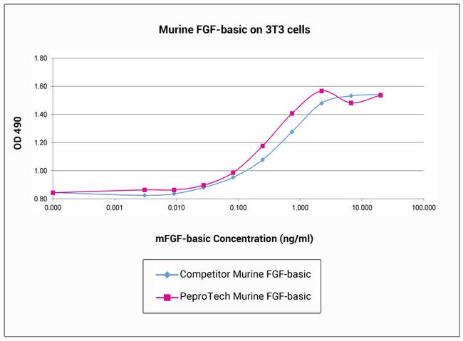 Mouse FGF-basic (FGF-2/bFGF), Animal-Free Protein in Bioactivity (Bioactivity)