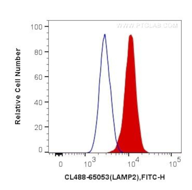 CD107b/LAMP2 Antibody in Flow Cytometry (Flow)