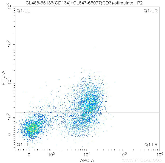 CD134 Antibody in Flow Cytometry (Flow)