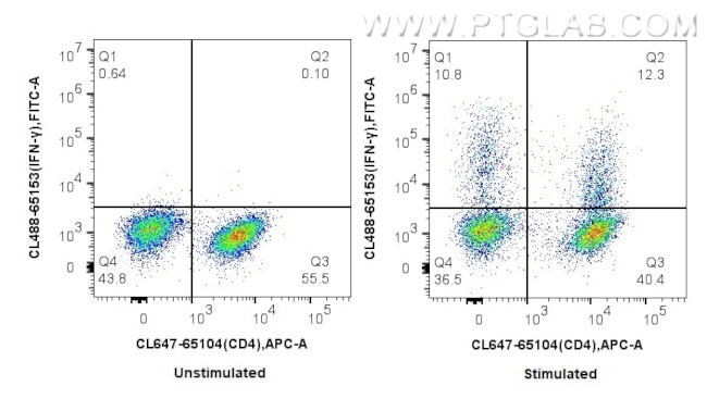 IFN-gamma Antibody in Flow Cytometry (Flow)
