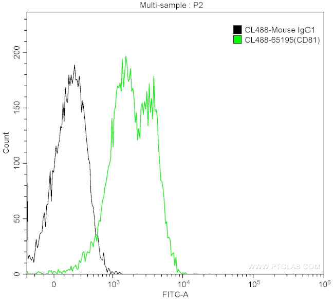 CD81 Antibody in Flow Cytometry (Flow)