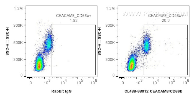 CEACAM8/CD66b Antibody in Flow Cytometry (Flow)