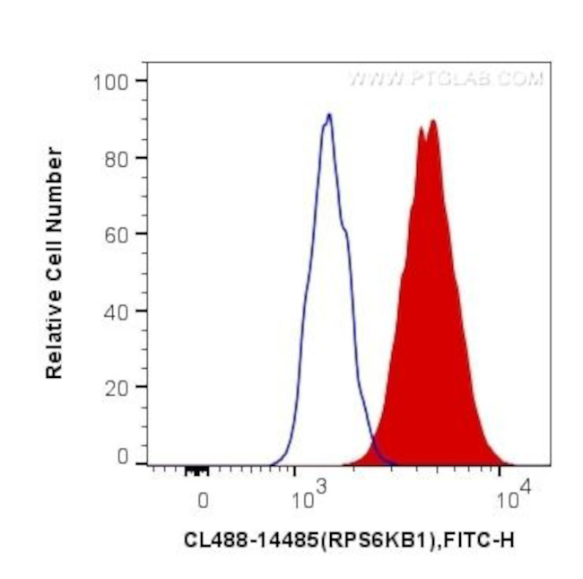 p70 (S6K) Antibody in Flow Cytometry (Flow)