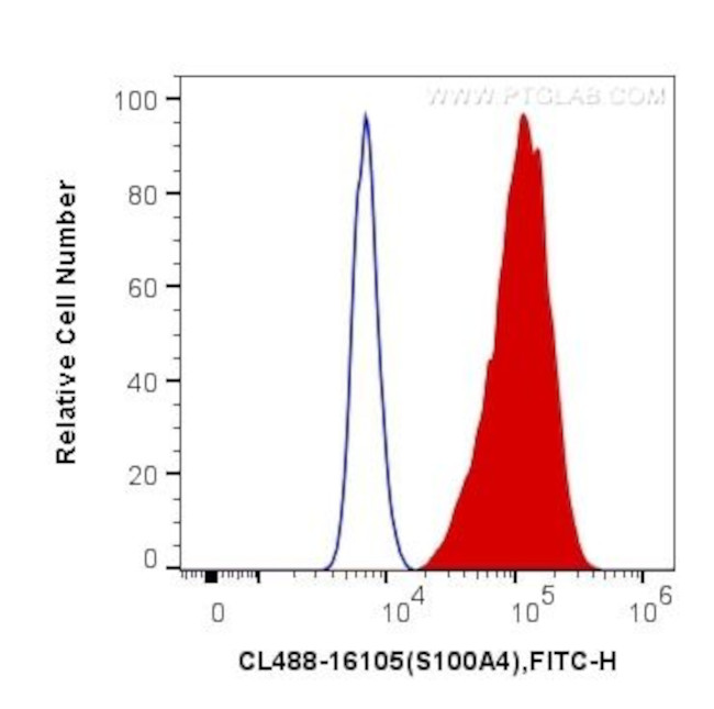 S100A4 Antibody in Flow Cytometry (Flow)