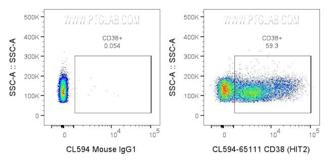 CD38 Antibody in Flow Cytometry (Flow)