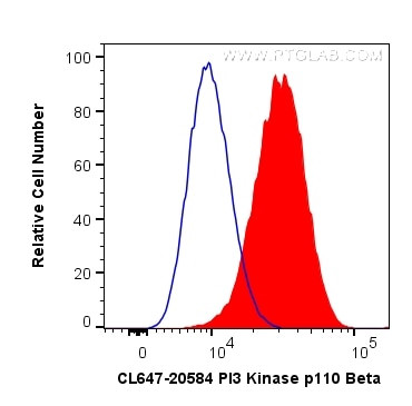 PI3 Kinase p110 Beta Antibody in Flow Cytometry (Flow)